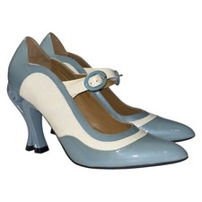 JOHN FLUEVOG Comunicação Celestial Aquila Mary Jane 6.5 Rococ Barroco Esculpido comprar usado  Enviando para Brazil
