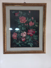 Quadro vintage ricamato usato  Volvera
