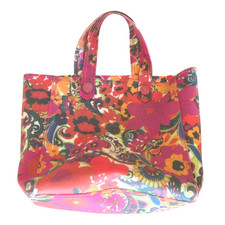 Bolsa tote vintage GAP cloreto de polivinila floral compras praia revestida de vinil grande comprar usado  Enviando para Brazil
