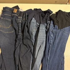 Lote 4 Jeans de Maternidad Talla L/XL Azul Índigo, Levi, Oh Mamma, Time And Tru segunda mano  Embacar hacia Mexico