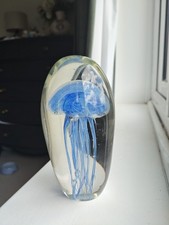 Glass jellyfish paperweight for sale  FARNHAM