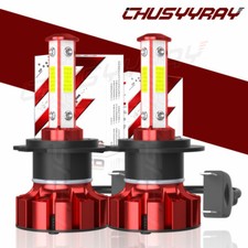 Kit de lâmpada de farol LED 4SIDE H7 feixe alto baixo 6000K HID branco 9000LM alto comprar usado  Enviando para Brazil
