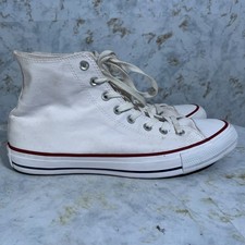 Tênis Converse All Star Chuck Taylor Masculino Tamanho 11 Branco Top Alto Casual comprar usado  Enviando para Brazil