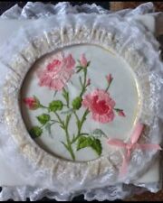 Vintage embroidered white for sale  Drain