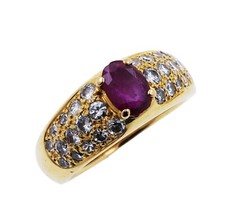 Rubin brillant ring gebraucht kaufen  Gelsenkirchen