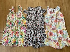Girls sleeveless jumpsuits for sale  LOWESTOFT
