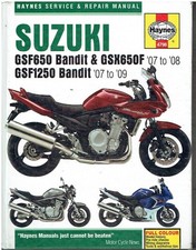 Usado, MANUAL DE REPARO DO PROPRIETÁRIO SUZUKI GSF650 GSX650F GSF1250 BANDIT (2007-09) *CAPA DURA* comprar usado  Enviando para Brazil