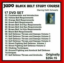 JUDO BLACK BELT HOME STUDY 17 DVD set Keith Schwartz bjj mma throws sambo comprar usado  Enviando para Brazil