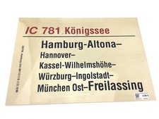 Zuglaufschild waggonschild 781 gebraucht kaufen  Hameln