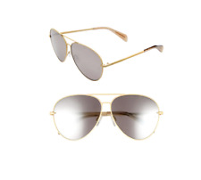 Óculos de Sol Feminino Rag & Bone 63mm Barra Piloto Oversized - Ouro/Cinza S2837 comprar usado  Enviando para Brazil