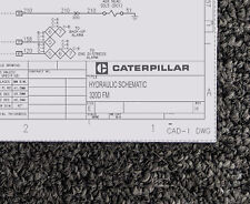 Diagrama manual esquemático hidráulico Caterpillar 320D FM escavator comprar usado  Enviando para Brazil