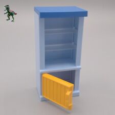 Playmobil nevera azul frigorifico congelador mueble cocina estanteria 5167, usado comprar usado  Enviando para Brazil