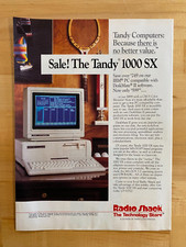 1988 Vintage Print Ad Radio Shack Tandy 1000 SX comprar usado  Enviando para Brazil