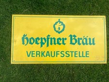 Blechschild bier hoepfner gebraucht kaufen  Mörlenbach