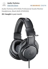 Cuffie audio technica usato  Spedire a Italy