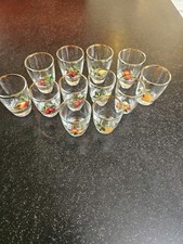 Vintage shot glasses. for sale  COLCHESTER