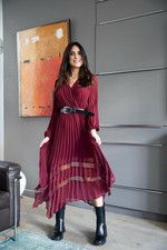Robe plissée the d'occasion  Neuilly-sur-Seine