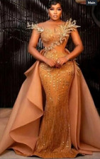 Glamorous gold evening for sale  Jacksonville
