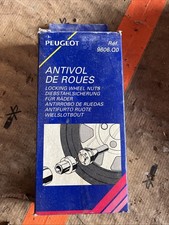 peugeot locking wheel nuts for sale  CHORLEY