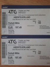 Tickets abenteuerland musical gebraucht kaufen  Hohnstorf
