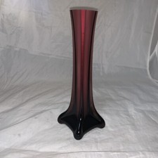 Purple glass ribbed for sale  CONGLETON