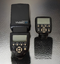 Usado, YONGNUO YN560 IV Flash Speedlite YN560 TXII Gatilho para Nikon Kit Fotografia comprar usado  Enviando para Brazil