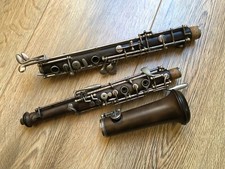 Vintage wooden oboe for sale  GUILDFORD