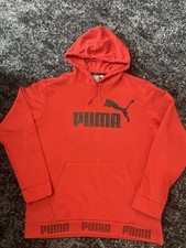 Red puma hoodie for sale  OLDHAM