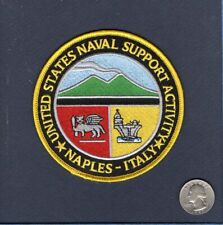 Jaqueta NSA Naval Support Activity NÁPOLES ITÁLIA EUA MARINHA Base Esquadrão Patch comprar usado  Enviando para Brazil