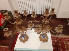 Coppia candelabri bronzo usato  L Aquila