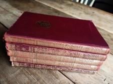 Bulk 5 romances vintage RUDYARD KIPLING década de 1930 anos 40 vermelho semi-capa macia borda dourada comprar usado  Enviando para Brazil