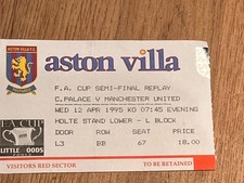 Ticket 1994 manchester for sale  DUNMOW