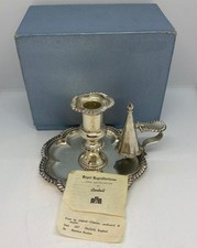 Silver plated chamber for sale  Albany