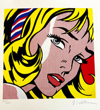 Roy lichtenstein litografia usato  Roma