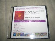 DEEP PURPLE(LIVE IN EUROPE 93)MEGA RARE JAPAN PROMO PRESS UNIQUE PICTURE CD-13TR comprar usado  Enviando para Brazil