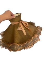 Vtg ruffled lamp for sale  Coeur D Alene
