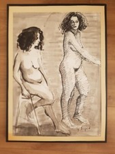 Monia croquis encre d'occasion  Toulon-