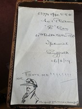 Ww1 artwork 1919. for sale  BLACKPOOL