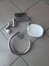 Accessori bagno acciaio usato  Italia