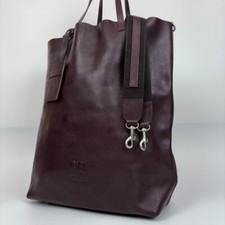 Bolsa tote de couro Carolina Herrera 2 vias bolsa de ombro Bordeaux do Japão comprar usado  Enviando para Brazil