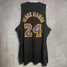 Usado, Camiseta rara Adidas Los Angeles Lakers Kobe Bryant 24 preta Mamba apelido 2XL comprar usado  Enviando para Brazil