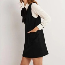 Boden - sukienka mini shift dekolt w serek - kieszenie sukienki 100% wełna NOWA - UK 20 L EU 48 na sprzedaż  PL