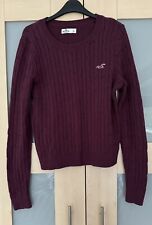 Ladies hollister burgundy for sale  LEIGHTON BUZZARD