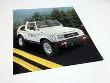 Folheto folha de informações 1991 Suzuki Samurai 4x4 comprar usado  Enviando para Brazil