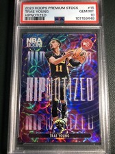 💎Trae Young CASE HIT HIPNOTIZED SSP PSA 10 LOW POP! Argolas 2023 estoque premium💎 comprar usado  Enviando para Brazil