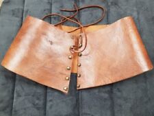 Brown leather medieval for sale  NORTH BERWICK