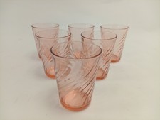 Vintage arcoroc pink for sale  RUGBY