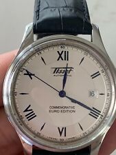 Usado, Belo relógio automático Tissot comemorativo edição euro 865/2002 pulseira de couro comprar usado  Enviando para Brazil