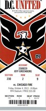 Chicago fire d.c. for sale  Cleveland