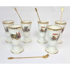 Mazagrans porcelaine decor d'occasion  Dourges